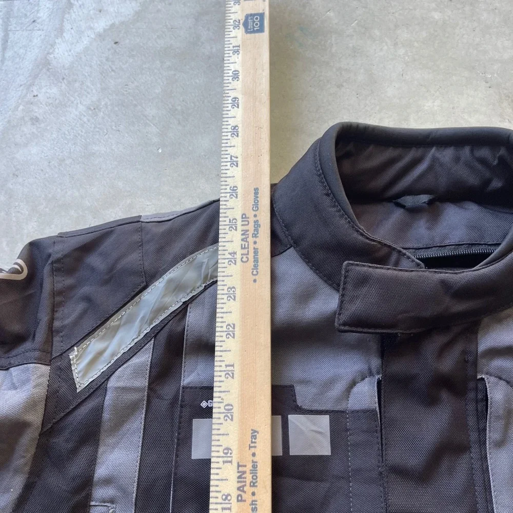 Klim Badlands Pro Gore-Tex Pro Motorcycle Jacket Grey Black Mens XL